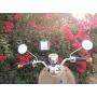 Oda Bike or Motorcycle Handlebar Mount with Water-Resistant Holder for Mobile Phone Support Holder and Medium Bag