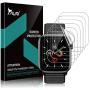 TAURI [6-Pack] Screen Protector for Apple Watch Series 5/4 40mm and Series 3/2/1 38mm, iWatch 40mm/38mm [Bubble Free] Case-Friendly Scratch-resistant HD Clear TPU Flexible Film