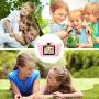 goopow Kids Children Camera, Child Digital Video Mini Camera for Girls with a Cartoon Soft Silicone Cover for Outdoor Play, Toys for Girls 3-8 Years Old, Best Christmas Birthday Gift for Girls (Pink)