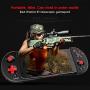 JAOK PG-9087S Wireless Controller Joystick Future Red Knight Warrior Bluetooth 4.0 Telescopic Game Controller for Tablet PC TV Box with Android 6.0 and iOS 11 and Above