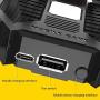 N/V Mobile Game Controller, 6 Finger Trigger Phone Controller Gamepad with Cooling Gamepad,Can Charge Mobile Phones,for Android & iOS