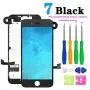 Screen Replacement for iPhone 7 Pre-Assembled LCD Display and 3D Touch Screen Digitizer Replacement with Proximity Sensor, Ear Speaker, Front Camera and Repair Tools (Black) Screen Replacement for iPhone 7 Pre-Assembled LCD Display and 3D Touch Screen Digitizer Replacement with Proximity Sensor, Ear Speaker, Front Camera and Repair Tools (Black)