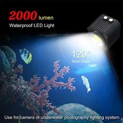 MEIKON Mini Waterproof led Light Scuba Diving Lights Fill-in Light for Waterproof housing Underwater Photographic Lighting System …