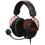 HyperX Cloud Alpha - Gaming Headset, Dual Chamber Drivers, Award Winning Comfort, Durable Aluminum Frame, Detachable Microphone, Works on PC, PS4, Xbox One, Nintendo Switch, and Mobile Devices – Red