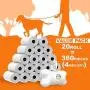PoshWag Dog Poop Bags [360 Count] with Free Dispenser and Leash Clip - Best Pet Waste Poop Bag Refill [20 Rolls]