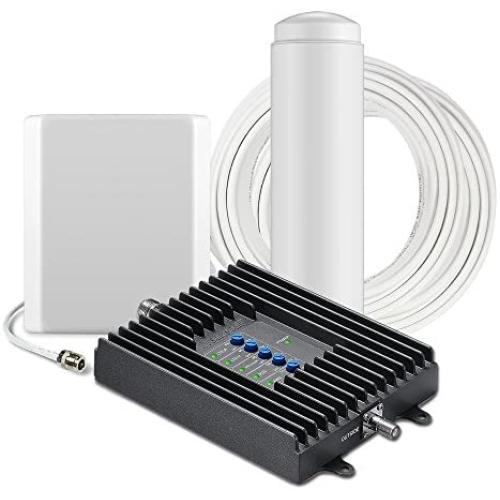 SureCall Fusion4Home Cell Phone Signal Booster Kit for Home and Office - Verizon, AT&T, Sprint, T-Mobile 3G, 4G and LTE, Covers Up to 3,000 Sq Ft