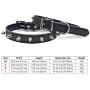 Enjoying Spiked Dog Collar Pet Leather Collars Puppy Collar