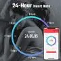Shanren Heart-Rate-Monitor Chest Strap, Beat 20 Rechargeable HR Sensor, Vibration Alert, Built-in Memory with 100 Sessions
