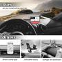 Loncaster Car Phone Holder, Car Phone Mount Silicone Car Pad Mat for Various Dashboards, Slip Free Desk Phone Stand Compatible with iPhone, Samsung, Android Smartphones, GPS Devices and More (Red)