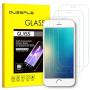 QUESPLE iPhone 7 Screen Protector, iPhone 8 Screen Protector [3-Pack]-No Bubble Anti-Scratch Premium Tempered Glass Screen Protector for iPhone 8 / iPhone 7 4.7 Inch