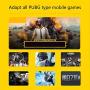 grfamily New Upgrade AK66 MEMO Mobile Game Controller for PUBG Six Finger All-in-One Mobile Phone Triggers Controller Free Fire Button Joystick Gamepad for iOS & Android Phone (Gray)