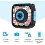 Kids Camera, iMoway Waterproof Video Cameras for Kids HD 1080P Kids Digital Cameras Camcorder with 16GB Memory Card, Card Reader and Floating Hand Grip (Blue)