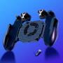 Boliaman Gaming Grip with Portable Charger Cooling Fan,for PUBG Mobile Controller Mobile Game Trigger Joystick for 4-6.5" Phone