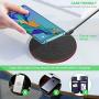 Wireless Charger, RATEL Qi-Certified 7.5W Wireless Charging Compatible with iPhone 11/11Pro/11Pro Max/Xs MAX/XR/XS/X/8Plus/8, 10W for Galaxy S10/S10 Plus/S10E/S9, 5W for All Qi Phones(No AC Adapter)
