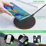Wireless Charger, RATEL Qi-Certified 7.5W Wireless Charging Compatible with iPhone 11/11Pro/11Pro Max/Xs MAX/XR/XS/X/8Plus/8, 10W for Galaxy S10/S10 Plus/S10E/S9, 5W for All Qi Phones(No AC Adapter) Wireless Charger, RATEL Qi-Certified 7.5W Wireless Charging Compatible with iPhone 11/11Pro/11Pro Max/Xs MAX/XR/XS/X/8Plus/8, 10W for Galaxy S10/S10 Plus/S10E/S9, 5W for All Qi Phones(No AC Adapter)