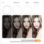 10&quot Selfie Ring Light with Tripod Stand & Cell Phone Holder,Dimmable Led Desk Makeup Ring Light, 4 Light Modes and 16 Color Modes Fill Light for Live Streaming YouTube Video Photo Photography