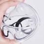 Safety Goggles, Curved Protective Safety Glasses with Adjustable Strap, Anti-Fog and Anti-Scratch Crystal Clear Eye Protection for Work and Outdoor Activities
