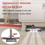 NEQUARE Cordless Vacuum, 23Kpa Super Suction Pet Hair Vacuum Cleaner, 30min Runtime with Intelligent LED Screen, 4 in 1 Cordless Stick Vacuum Easy Empty Dust Bin Upgraded LED Brush for Carpet Hardwood