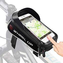 Tricodale Bike Phone Frame Mount Bag Waterproof Front Bicycle Handlebar Bag