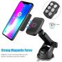 Magnetic Phone Car Mount, WizGear Universal Magnetic Car Mount Holder, Windshield Mount and Dashboard Mount Holder for Cell Phones and Tablets with Long Arm – (New Telescopic Arm)