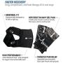 ActiveWrap Knee Ice Pack Wrap for Knee Pain ACL Injuries with Reusable Hot Cold Packs - Small/Medium