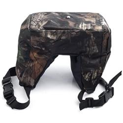 Movo Photo THB01 Camouflage Camera Lens Bean Bag with Head Mounting Plate - Mossy Oak (Junior)