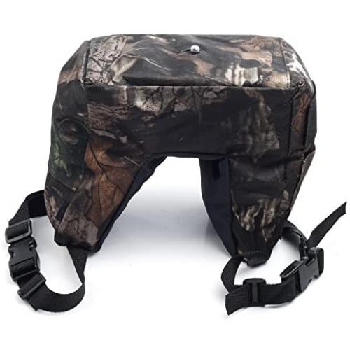 Movo Photo THB01 Camouflage Camera Lens Bean Bag with Head Mounting Plate - Mossy Oak (Junior)