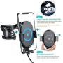 ABLEGRID Wireless Car Charger Mount, Automatic Clamping 10W/7.5W Qi Fast Charging 5W Car Mount Holder Dashboard Compatible with iPhone Xs/Xs Max/XR/X/8/8 Plus,Galaxy S10/S10+/S9/S9+/S8/S8+/Note 9/Note