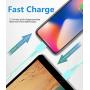 iPhone Charger Cables Sharllen iPhone Cords 5 Pack 3/3/6/6/10FT Nylon Braided iPhone Lightning Cable Fast USB Charging Cable Long Cord Compatible iPhone11/Xs/Max/XR/X/8/8P/7/6/5/iPad/iPod Green