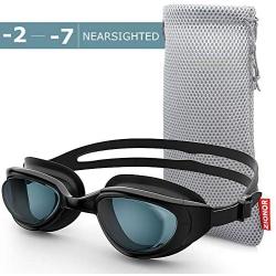 ZIONOR Nearsighted Swim Goggles, G7 Optical Shortsighted Myopia