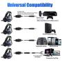 ENVEL Noise Cancelling Gaming Headset with 7.1 Surround Sound Stereo for PS4/Nintendo eShop Switch,Omnidirectional Microphone Vibration LED Light Compatible with Mac/PC/Laptop/Mac/PS3 Camo (Black)