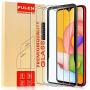 [3-Pack] PULEN Tempered Glass for Samsung Galaxy A01 Screen Protector,HD Clear Scratch Resistant Bubble Free Anti-Fingerprints Easy Installation 9H Hardness with Easy Installation Tray