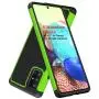 Dahkoiz Samsung Galaxy A71 5G Case, Sturdy Durable Armor Defender Cover Samsung A71 5G Case Dual Layer Hybrid Protective Phone Cases for Samsung Galaxy A71 5G, Green
