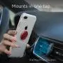 Spigen Style Ring 2 Cell Phone Ring/Phone Grip/Stand/Holder for All Phones and Tablets Compatible with Magnetic Car Mount - Red Spigen Style Ring 2 Cell Phone Ring/Phone Grip/Stand/Holder for All Phones and Tablets Compatible with Magnetic Car Mount - Red