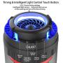 CHLANT Phantom II Fly Trap Mosquito Killer Lamp Indoor Insect Trap Lamp: Bug, Fruit Fly, Gnat,Small Moths, Mosquito Trap - Unique Double Air Duct Design UV Light Insect Killer, Non-Toxic, No Zapper