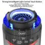 CHLANT Phantom II Fly Trap Mosquito Killer Lamp Indoor Insect Trap Lamp: Bug, Fruit Fly, Gnat,Small Moths, Mosquito Trap - Unique Double Air Duct Design UV Light Insect Killer, Non-Toxic, No Zapper