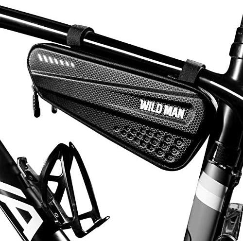 Epessa Bike Top Tube Bag,Hard Shell Waterproof Frame Bag for Cycling Accessories Repair Tool Storage