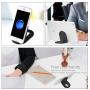 Cell Phone Stand for Desk, 3Pack Black Mobile Stand Portable Foldable Desktop Cell Phone Holder Adjustable Universal Multi-Angle Cradle Kickstand for Tablet iPad Mini iPhone X/xr/xs max