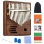 SEAPHY Kalimba Thumb Piano 17 Keys with Portable Solid Wood Finger Piano Calimba Storage Bag, Music Instruments Gifts for Adults/Kids/Beginners with Tuning Hammer and Study Instruction