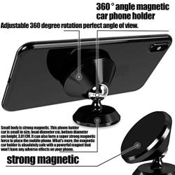 Magnetic Car Mount Holder, Manords Universal Stylish 360°Rotation Car Phone Mount, Adjustable Dashboard Mount Compact iPhone 11 Pro Xs Max XR 8 7 Plus SE, Galaxy S10 S10e 5G S9, LG,Note 10 and More