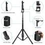 Selfie Stick Tripod,54" Extendable Tripod Stand with Cell Phone Mount Holder & Rechargeable Wireless Remote,Lightweight, Compatible with iPhone & Android Phone,Camera,Gopro