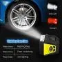 Zeonetak Portable Air Compressor Pump,120PSI 12V DC,Air Compressor Tire Inflator for Car Bicycle Motorcycle Basketball,LCD Digital Display Gauge,LED Flashlight(3 Modes),Auto Shut Off