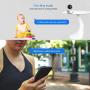 DophiGo 1080P Dome 360 Wireless Baby Monitor Safety Auto Tracking Home Security Surveillance IP Cloud Cam Night Vision Camera (2 Pack Camera)