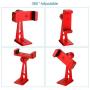 Ulanzi ST-04 Aluminum Phone Tripod Mount Adapter Vertical Video Bracket Cell Phone Clip 360 Degree Smartphone Video Tripod Clamp Compatible for iPhone 11 Xs X Samsung Android Instagram IGTV Livestream