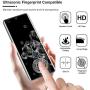 [2+2] HATOSHI for Samsung Galaxy S20 Ultra 5G (6.9-inch), 2 Pack Flexible TPU Film Screen Protector + 2 Pack Tempered Glass Camera Lens Protector, [Maximum Coverage] [Bubble Free] Case Friendly