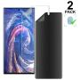 [2 Pack] Galaxy Note 10 Privacy/HD Screen Protector, Anti-Spy Flexibel Film TPU Screen Protector for Galaxy Note 10 6.3 Inch 2020 [Support Fingerprint ID] [Case Friendly] [Full Coverage] - Black