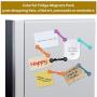 SUNFICON 6 Pack Magnetic Cable Clips Cable Organizers Earbuds Cords Winder Bookmark Clips Whiteboard Noticeboard Fridge Magnets USB Cable Manager Keeper Wrap Ties Straps for Home Kitchen,Office,School
