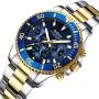 Mens Watches Chronograph Stainless Steel Waterproof Date Analog Quartz Fashion Business Wrist Watches for Men Mens Watches Chronograph Stainless Steel Waterproof Date Analog Quartz Fashion Business Wrist Watches for Men