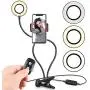 Selfie Ring Light with Cell Phone Holder Stand for Live Stream & Makeup Including Selfie Remote Shutter, UBeesize LED Camera Light with Flexible Long Arms, Compatible with Android Phone iPhone Selfie Ring Light with Cell Phone Holder Stand for Live Stream & Makeup Including Selfie Remote Shutter, UBeesize LED Camera Light with Flexible Long Arms, Compatible with Android Phone iPhone