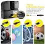 WindGallop Small Portable Air Compressor Tire Inflator with Pressure Gauge Car Tire Pump 12V DC Tire Compressor Electric Air Pump for Car Tires Bike Motorbike Tire Balls Other Inflatables (Blue)